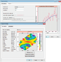 Kriging con deriva externa es una excelente manera de modelar atributos como velocidades o características deposicionales.